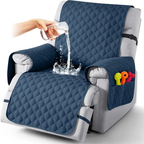 Vista 63 de TAOCOCO Fundas reclinables 100% impermeables, con correas para las piernas, funda de sofá reclinable reversible para silla reclinable, protector