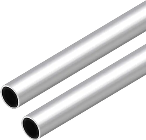 Vista 10 de Tubo redondo de aluminio 6063, 0.315 in de diámetro exterior de 0.039 in de grosor de pared de 11.811 in de longitud, tubo recto de metal sin