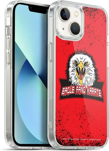 Vista 185 de Head Case Designs Funda de gel suave con licencia oficial de Cobra Kai Eagle Fang Logo Key Art compatible con Apple iPhone 7 Plus/iPhone 8 Plus