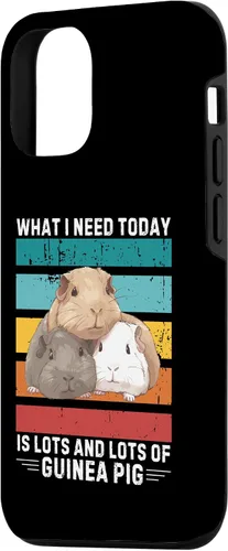 Vista 2 de iPhone 15 Vintage What I Need Today Is Lots And Lots of Guinea Pig Case