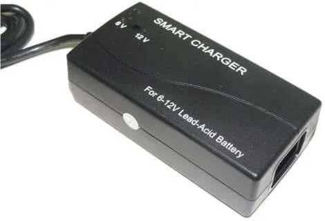 Vista 2 de Cargador de batería Mantenedor 6V 12V Amp Volt Trickle RV Coche Camión Motocicleta Cortacésped