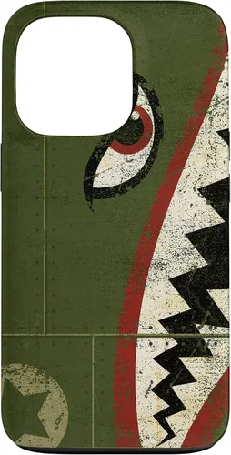 Vista 10 de WWII P-40 Fighter Plane Shark Mouth Warbird Nose Art Case for iPhone 17