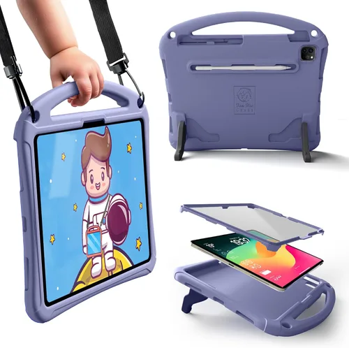 Vista 11 de Bam Bino Space Suit Kids - Funda para iPad Pro de 12.9 pulgadas, modelos de 3ª/4ª/5ª/6ª generación (2018-2022)