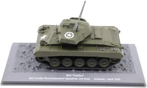 Vista 5 de Motor city classics Tanque ligero M24 Chaffee - 2º Escuadrón de Reconocimiento de Caballería, Alemania, 1945 (escala 1:43)