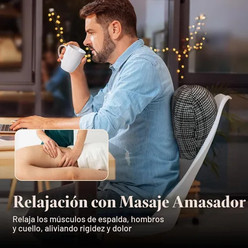 Vista 5 de CuPiLo - Masajeador de espalda para aliviar el dolor, regalos de cumpleaños para mujeres, hombres y madres