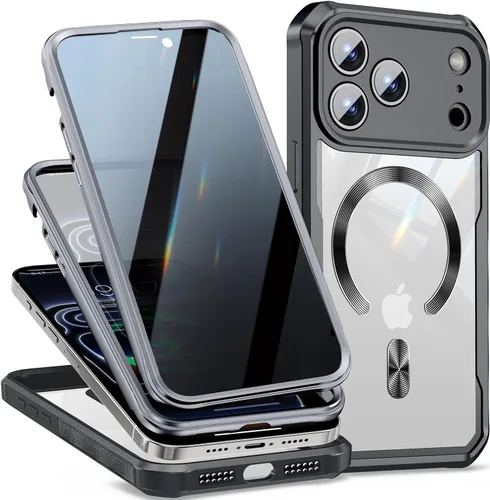 Vista 22 de [Bucle de CD + protector de pantalla de privacidad] Funda magnética para iPhone 7/8/SE 2020/SE3, [protección contra caídas de grado militar]