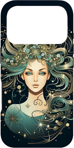 Vista 30 de Virgo Zodiac Sign Horoscope Galaxy Stars Case for iPhone 17