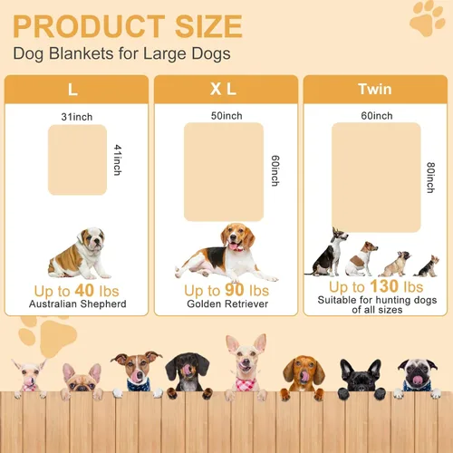 Vista 6 de Manta Suave para Perros para Perros Grandes - Manta Mullida para Mascotas para Gatos y Cachorros, Manta Reversible con Diseño de Huellas de Pata gris