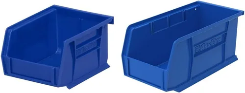 Vista 10 de Akro-Mils 30210 AkroBins - Cubo organizador apilable de plástico para colgar, 5 x 4 x 3 pulgadas, negro, paquete de 24 y divisor de plástico 40210