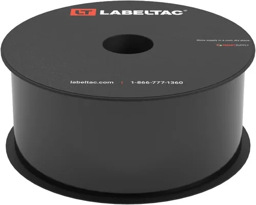 Vista 19 de Suministro de etiquetas LT4/LT4P/LTPX 0.5" x 150' Negro Print Long-Lasting Labels on Durable Water & Chemical Resistant Vinyl - Ideal for a Wide