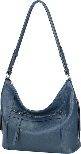 Vista 2 de Over Earth Bolso Hobo de cuero genuino para mujer, bolsos cruzados