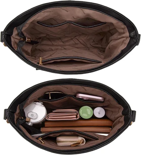Vista 5 de Montana West Bolsos Hobo para mujer Bolsos de hombro y bolsos