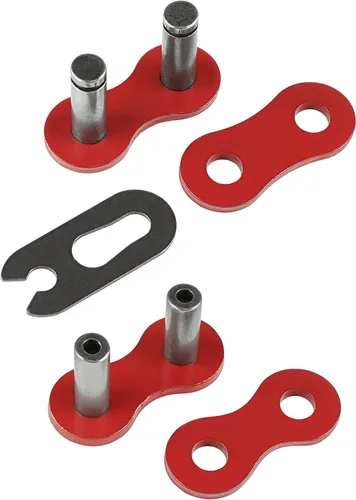 Vista 5 de Caltric Cadena de transmisión roja compatible con Honda Trx200Sx Fourtrax 200 2X4 1986 1987 1988