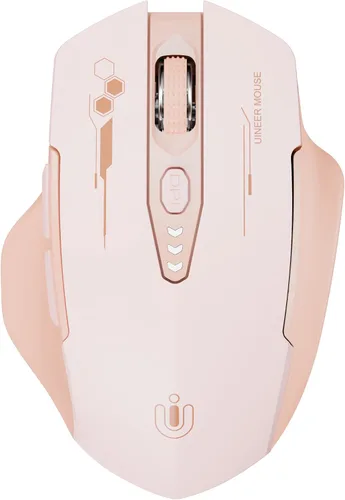 Vista 12 de Uineer Ratón Bluetooth, [Actualizado] Ratón Inalámbrico Multi-Dispositivo Recargable, Nivel de Batería Visible, Tri-Modo (BT 5.0/4.0+2.4G Hz), 4 DPI