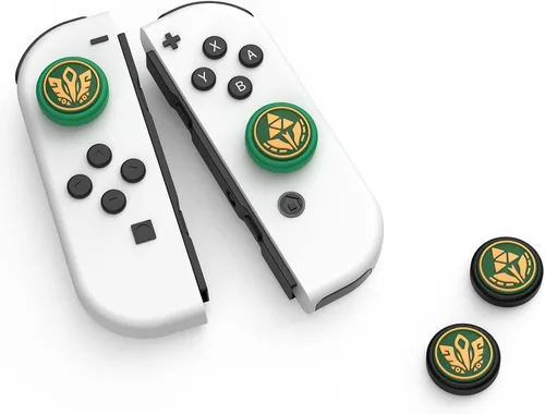 Vista 6 de IINE Joycon - Tapas de agarre para pulgar, cubierta de joystick con tema de juego compatible con Nintendo SwitchOLEDSwitch Lite, tapas de silicona