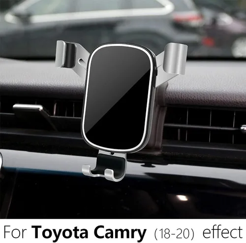 Vista 2 de Soporte de teléfono de coche para Toyota Camry 2018 2019 2020 L LE SE XSE XLE TRD y Camry Hybrid 18-20 Accesorios interiores de automóviles Mejor