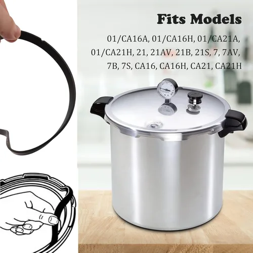 Vista 5 de 09907 Anillo de sellado de olla a presión y ventilación de aire automática para olla de presión Presto en caja CA16, CA16H y 21 Qt