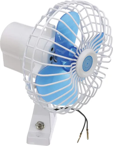 Vista 3 de Seachoice Ventilador oscilante de 12 V CC, 6 pulgadas, movimiento oscilante de 90 grados