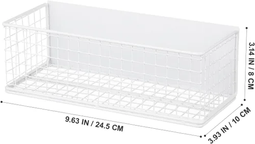 Vista 4 de OUNONA Estante magnético de especias para refrigerador, estante de almacenamiento para condimentos, botellas, herramientas y aperitivos, cesta