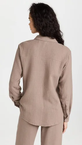 Vista 3 de Splendid Camisa con botones de gasa Addie para mujer