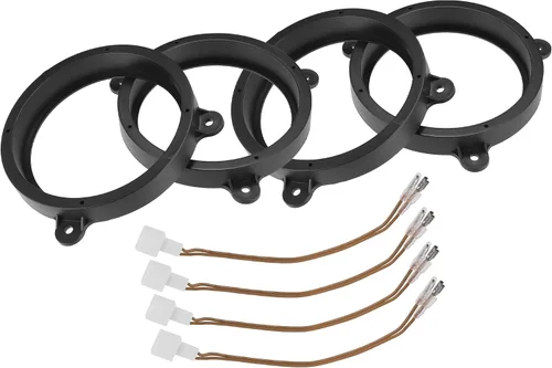 Vista 7 de uxcell Anillo espaciador adaptador de altavoz de coche de 6.5 pulgadas