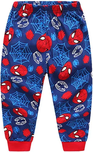 Vista 3 de Naix Spiderman - Conjunto de pijama para niños de 2 a 7 años pijama de algodón para niños pequeños