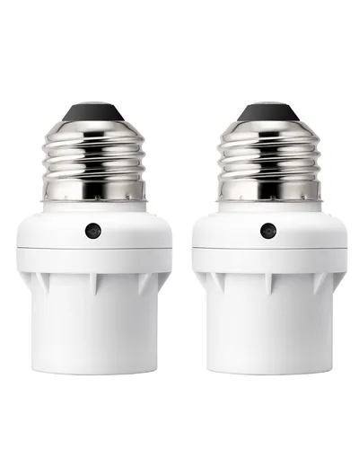 Vista 8 de DEWENWILS Portalámparas con Sensor de Luz, Portalámparas con Sensor de Anochecer a Amanecer E26 E27, Portalámparas para Luminarias, Compatible
