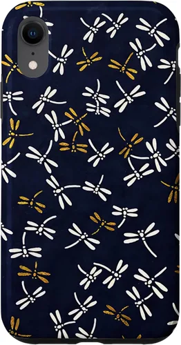 Vista 25 de Dragonflies Pattern Japanese Tombo Akitsu Case for iPhone 17