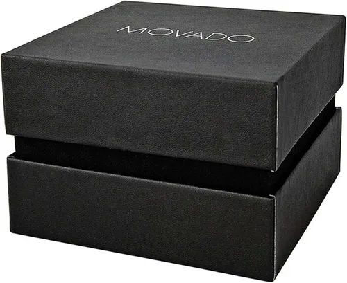 Vista 4 de Movado 0607315 - Reloj clásico de cuero negro para hombre