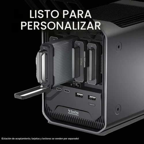 Vista 7 de SANDISK Professional - PRO-Dock 4; estación de acoplamiento para lector