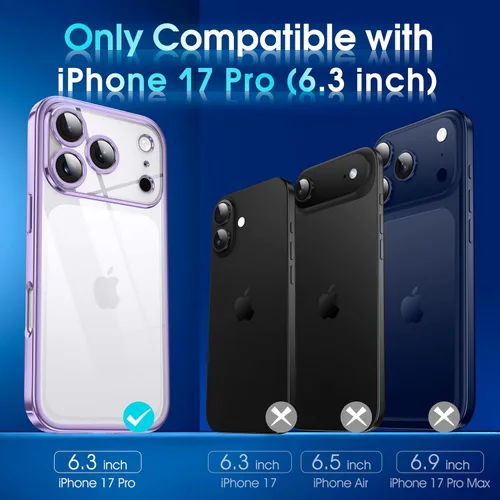 Vista 476 de Supdeal Funda cristalina transparente para iPhone 11, [No se amarillea] [Protección de la cámara] [Probado contra caídas de grado militar] Funda