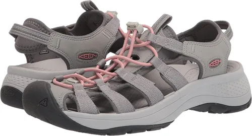 Vista 6 de KEEN Astoria West - Sandalias deportivas con puntera cerrada para mujer, Negro Gris, 12
