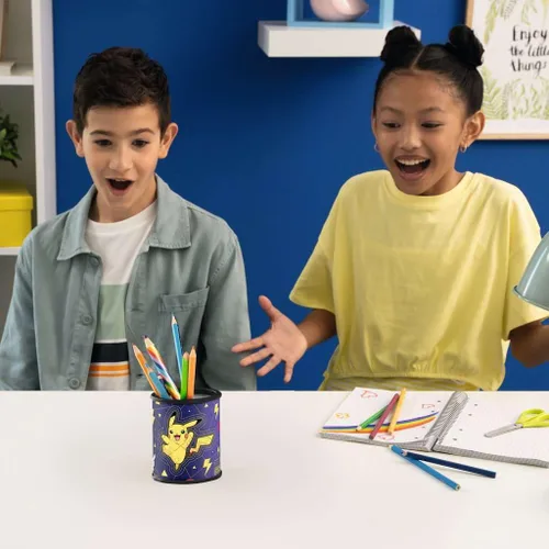 Vista 4 de Ravensburger Pokemon Gifts - Rompecabezas 3D para niños a partir de 6 años - 54 piezas - Pote de lápices - No requiere pegamento