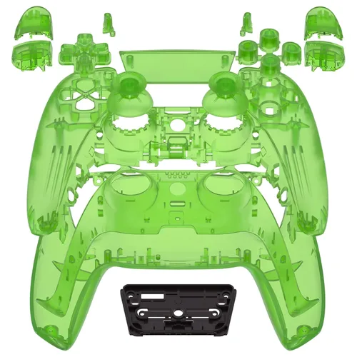 Vista 12 de eXtremeRate Full Set Shell with Buttons Touchpad Cover, Clear Custom Replacement Decorative Trim Shell Front Back Plates Compatible with p s 5