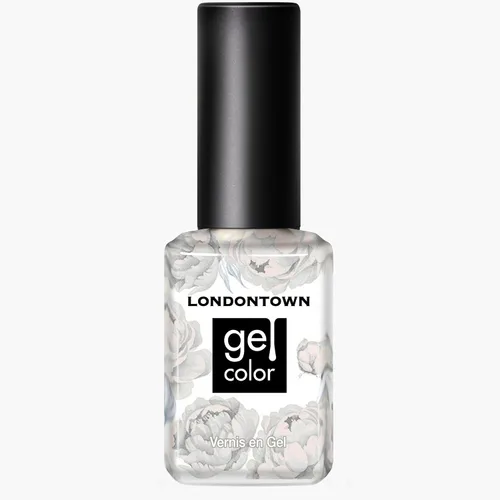Vista 17 de LONDONTOWN Esmalte de uñas de gel UV/LED, de larga duración, resistente al astillado, color de alto brillo, marrón beige natural brillante, 0.4 fl