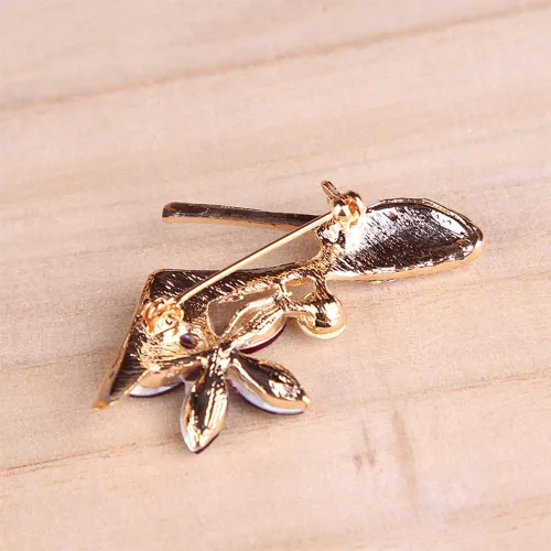Vista 3 de Delicados tacones altos con diamantes de imitación, broches elegantes de cristal brillante, clásico para fiestas, bailes, banquetes, bodas