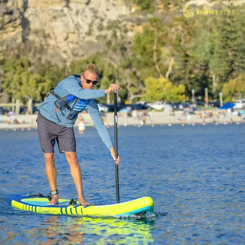 Vista 9 de Jimmy Styks Tablas inflables de remo de pie de ISUP con accesorios, canal, Strider y Mutt ISUP