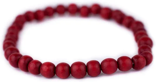 Vista 75 de Pulsera de cuentas de madera