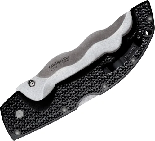 Vista 2 de Cold Steel Voyager Series - Cuchillo plegable con cierre de triple eje y clip de bolsillo, XL