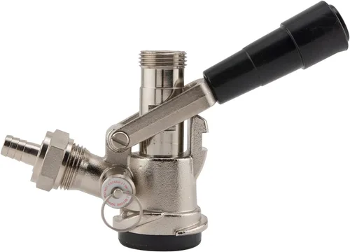 Vista 3 de HomeBrewStuff - Kit de conversión de barril Kegerator de torre de cerveza de doble barril con regulador y bandeja de goteo recortada