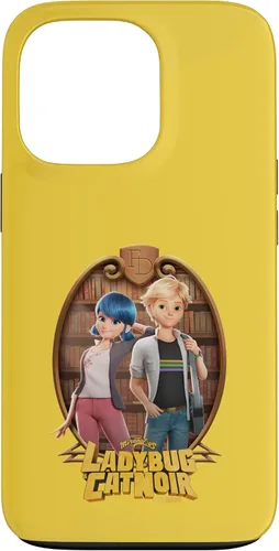 Vista 9 de Funda para iPhone 13 Miraculous Ladybug and Cat Noir The Movie Marinette Adrien