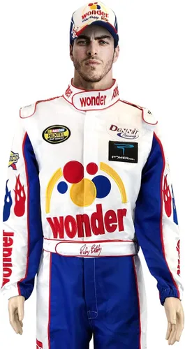 Vista 2 de Ricky Bobby overol + Gorra, Disfraz Completo Talladega Nights