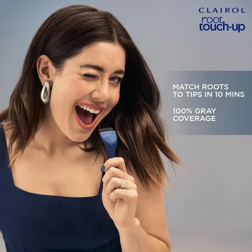 Vista 3 de Clairol Root Touch-Up de Nice'n Easy Tinte Permanente para el Cabello, 10 Rubio Extra Claro, Paquete de 1