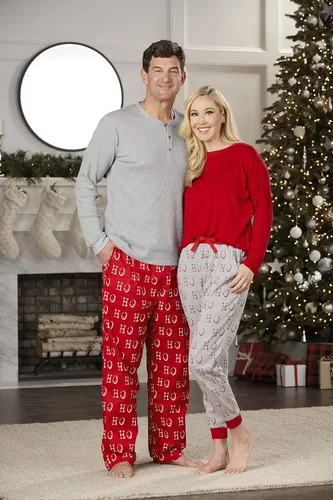 Vista 4 de Mud Pie Pijamas de Navidad familiares a juego para hombre