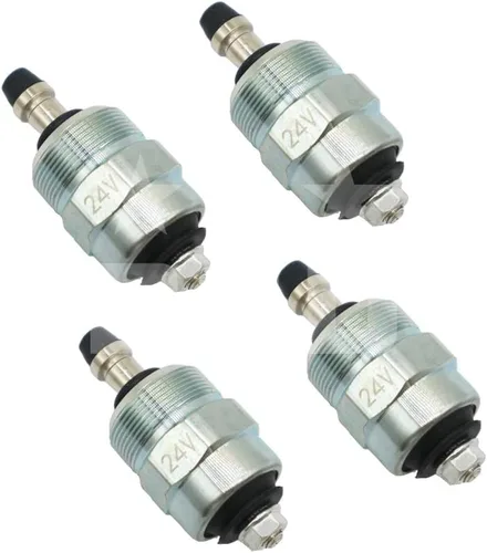 Vista 6 de BSD - Electroválvula de cierre de combustible diésel 146650-0820 Válvula magnética para Zexel con bomba Bosch EPVE VE (24 V (2 piezas)