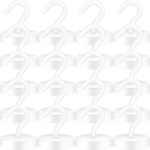 Vista 35 de Neosmuk Ganchos magnéticos, esenciales para cruceros, más de 32 libras, ganchos magnéticos resistentes para cabinas de cruceros, refrigerador