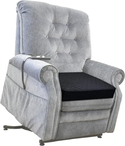 Vista 3 de Funda de repuesto para cojín de asiento cuadrado de 20 x 20 x 5 pulgadas para sillones reclinables y sillones, tela aterciopelada suave