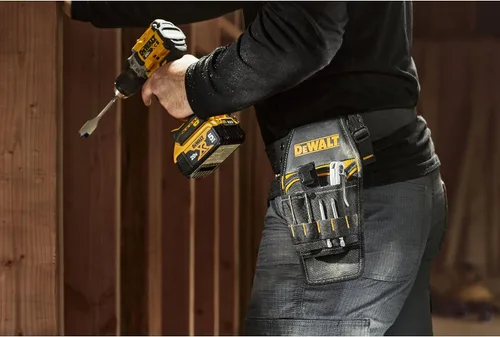 Vista 4 de DEWALT Funda de taladro para cinturón de herramientas, duradera, fácil acceso a herramientas (DWST540502)