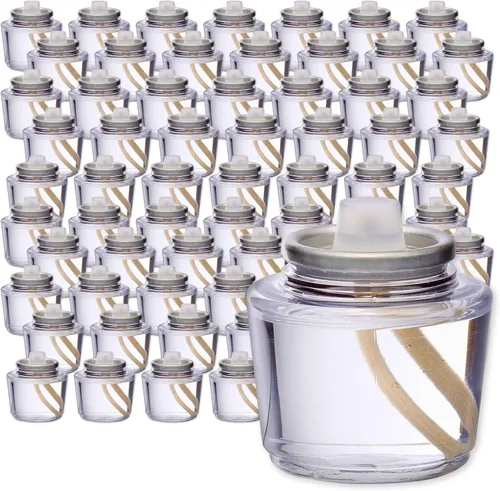 Vista 9 de Hollowick Velas líquidas desechables, 8 horas, para uso en portalámparas votivas de vidrio, luces de mesa de boda de restaurante, cierres