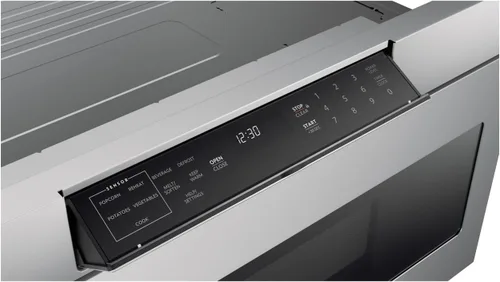 Vista 7 de SHARP SMD3070ASY - Horno de microondas con cajón, 30 pulgadas, 1.2 pies cúbicos, 950 vatios, panel de control táctil en ángulo oculto con pantalla